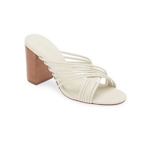 SCHUTZ Pearl Evangeline Block Heel Slide Sandal- Size 9